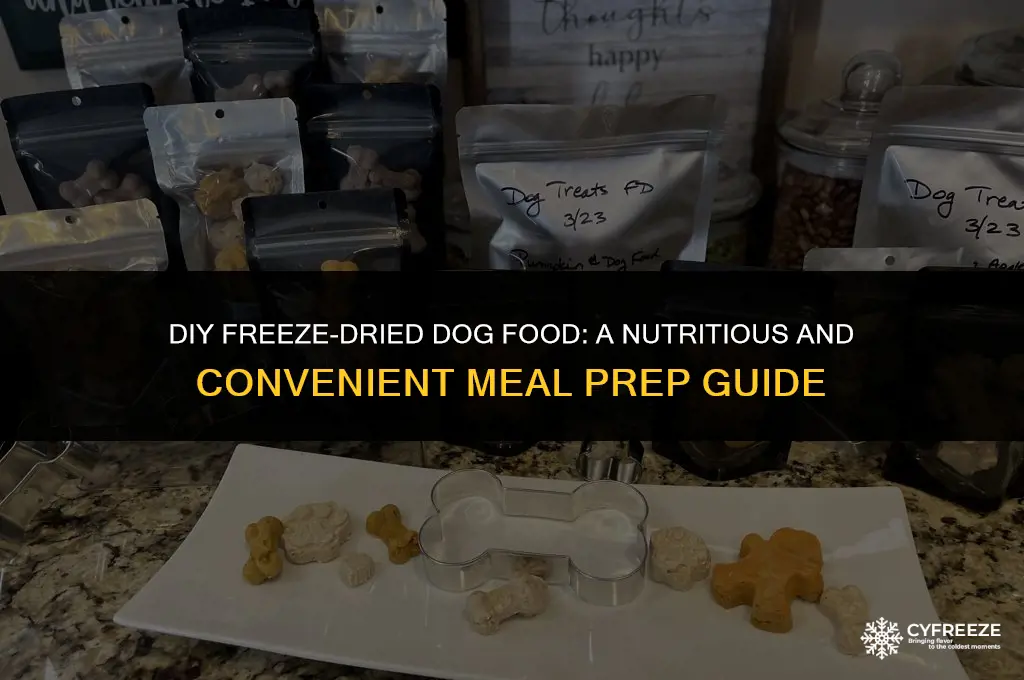 how to make freeze dried dog food