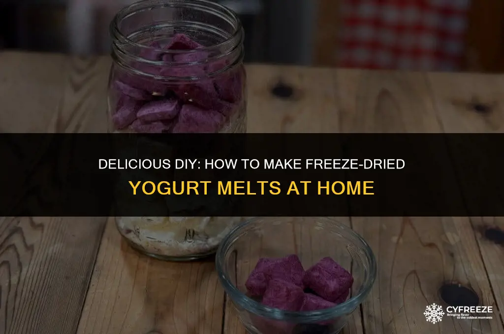 how to make freeze dried yogurt melts