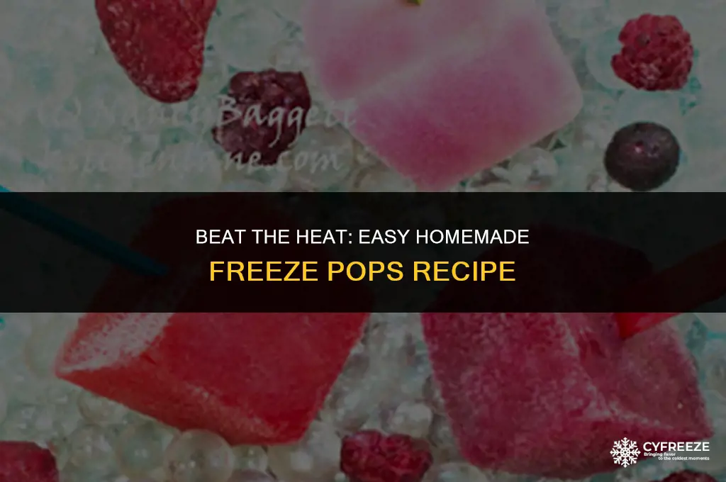 how to make freeze pops