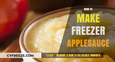 Easy Homemade Freezer Applesauce: A Step-by-Step Guide