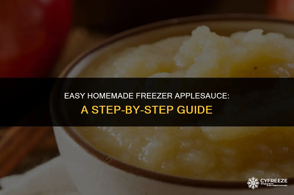 how to make freezer applesauce