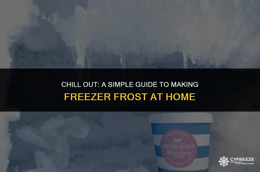 how to make freezer frost