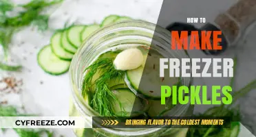 Quick & Easy Freezer Pickles: A Beginner's Guide