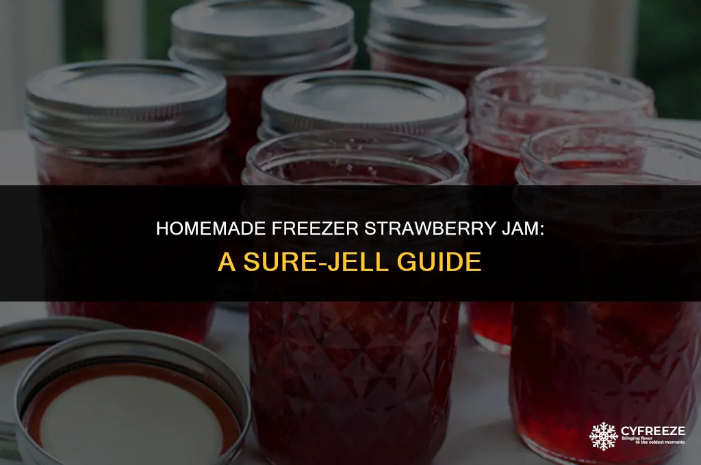how to make freezer strawberry jam with sure jell