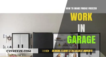 Garage Fridge Freezer Fix: Make Yours Work Efficiently