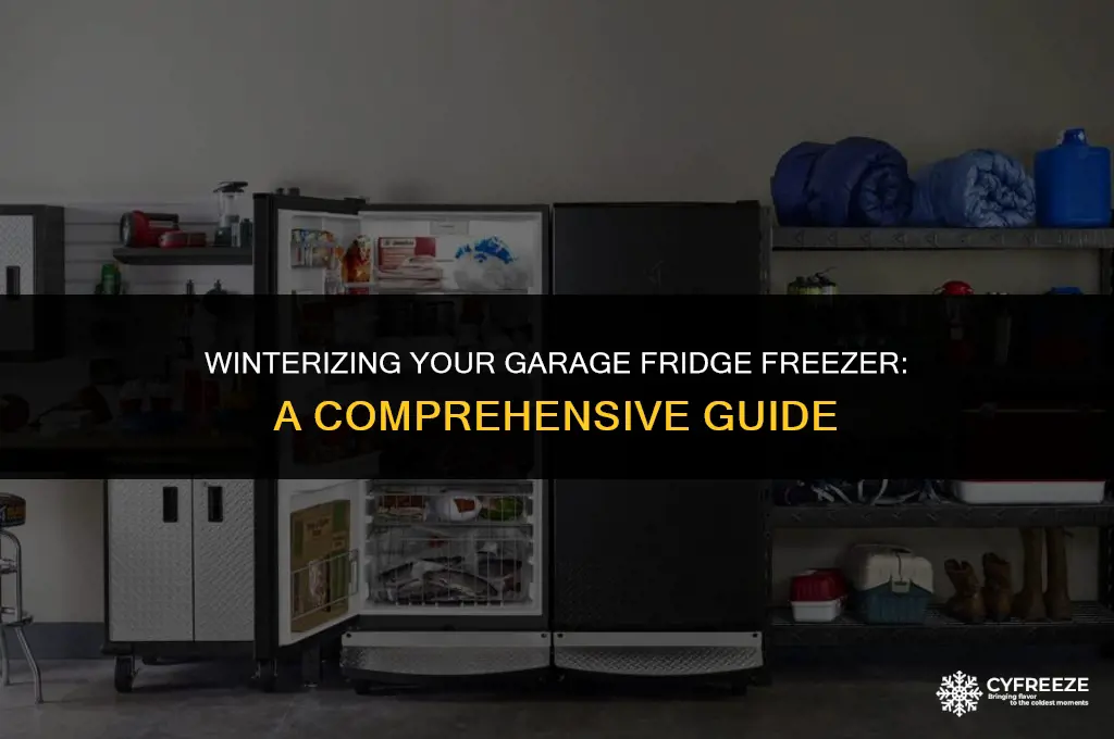 how to make garage fridge freezer work in winter