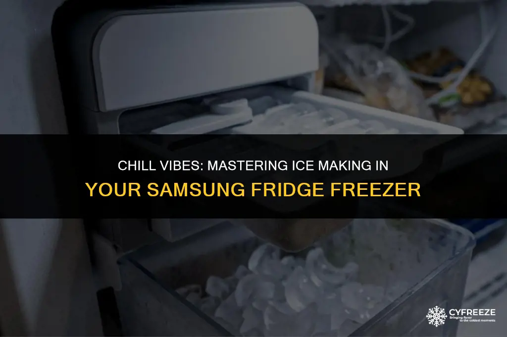how to make ice in samsung fridge freezer