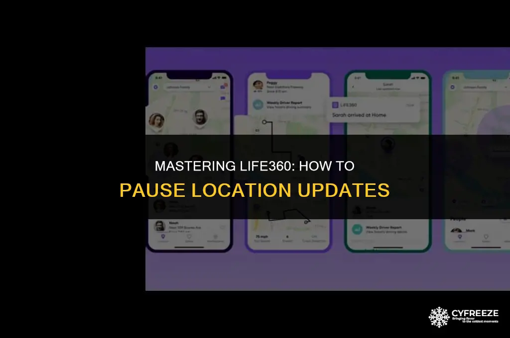 how to make life360 location freeze