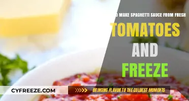 From Garden to Freezer: Homemade Spaghetti Sauce in 3 Steps