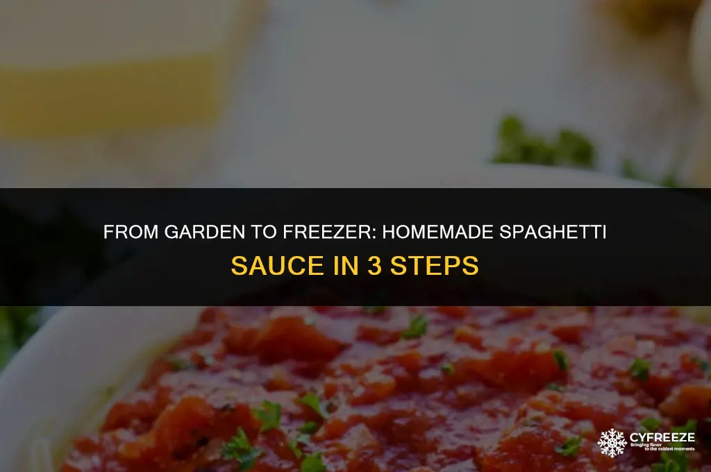 how to make spaghetti sauce from fresh tomatoes and freeze