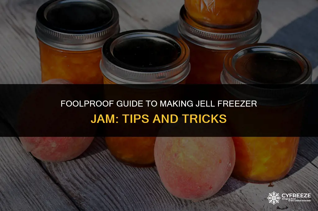 how to make sure jell freezer jam