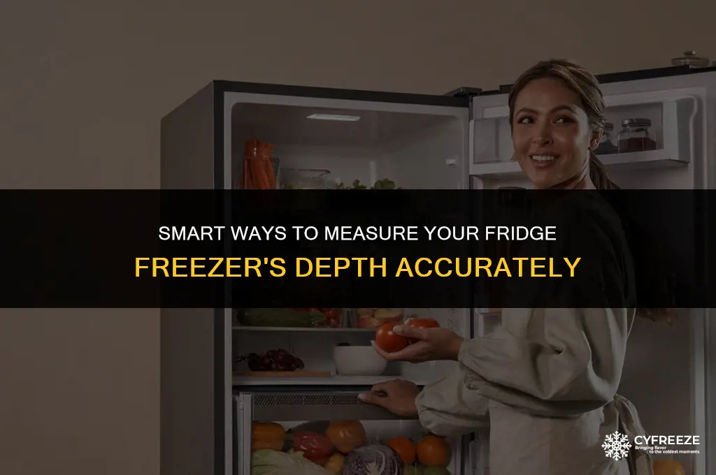 how to measure depth of fridge freezer