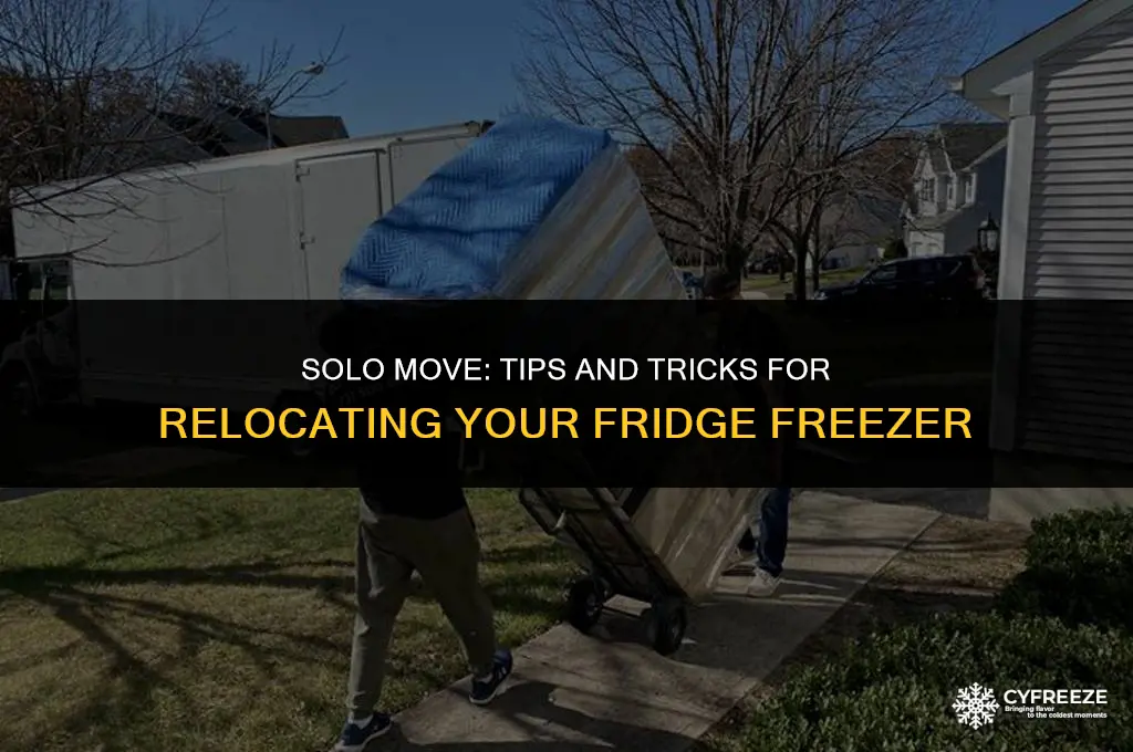 how to move a fridge freezer on your own