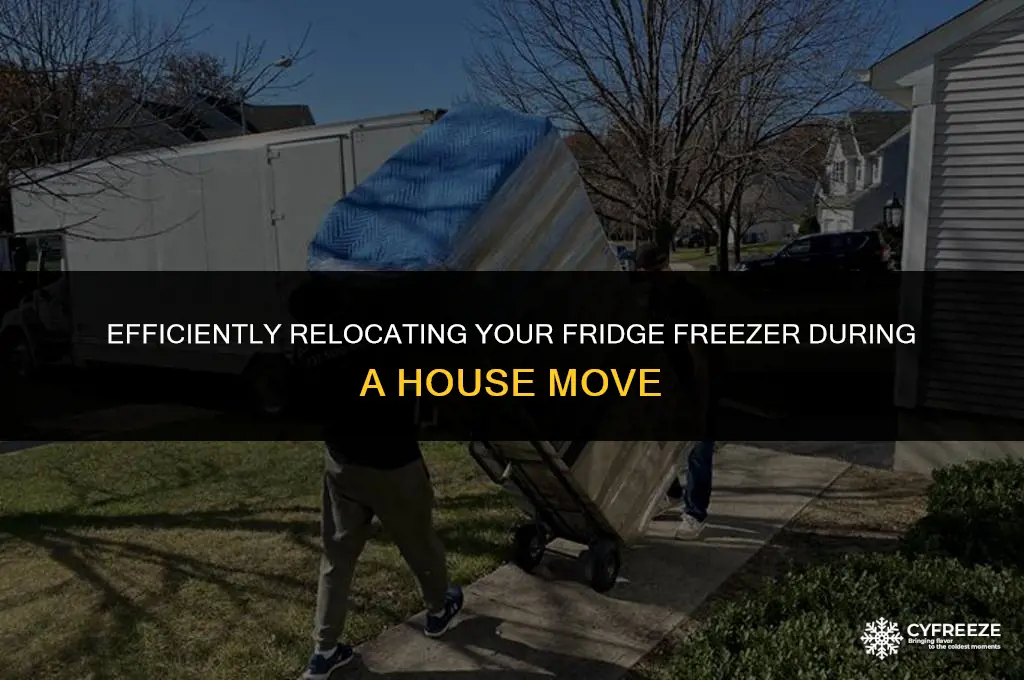 how to move fridge freezer when moving house
