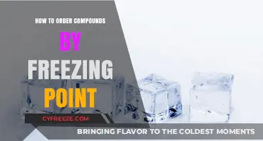 Mastering Compound Freezing Points: A Guide to Ordering by Temperature