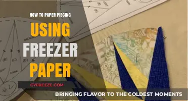 Master Freezer Paper Piecing: A Step-by-Step Quilting Guide