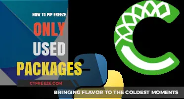 Efficiently Freeze Only Used Python Packages with Pip Commands