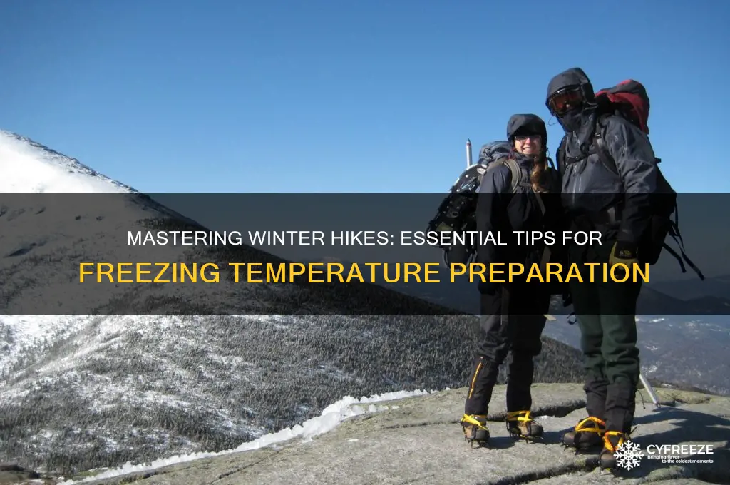 how to prepare for freezing temperature hikes