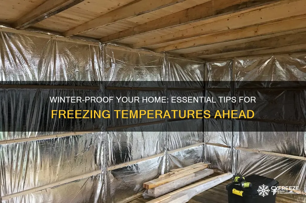 how to prepare your home for freezing temperatures