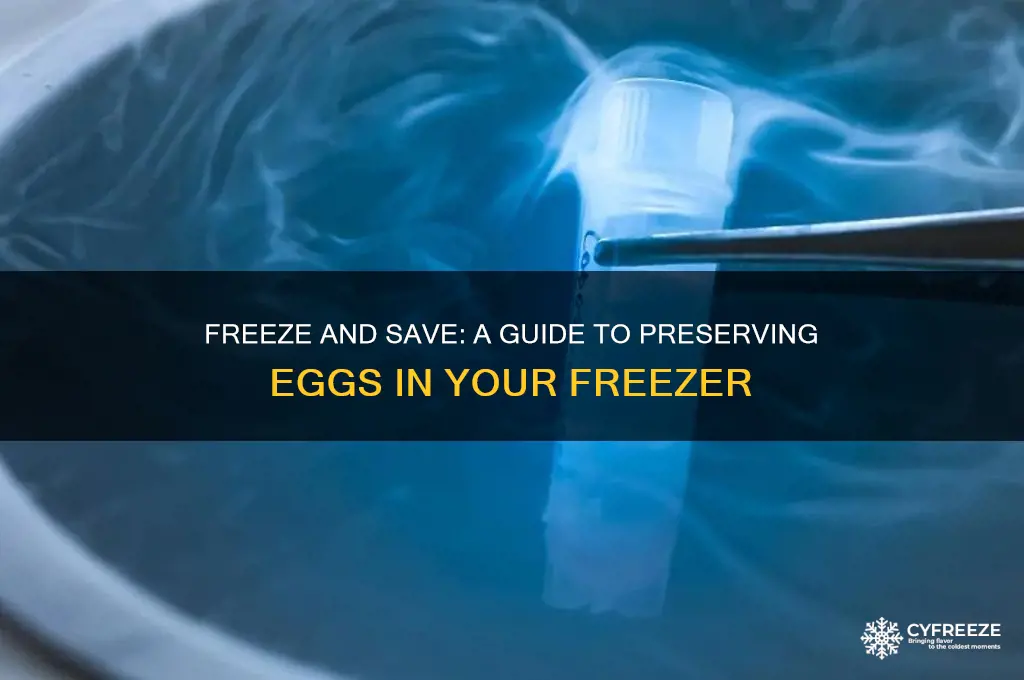 how to preserve eggs in freezer