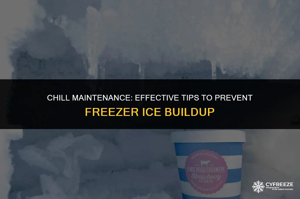 how to prevent ice buildup in freezer