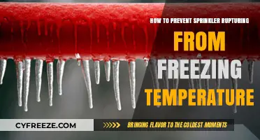 Prevent Sprinkler Ruptures: Winterizing Tips for Freezing Temperatures