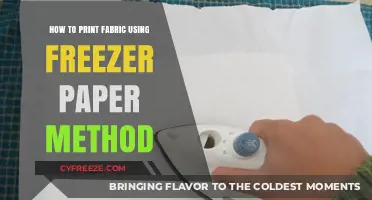 Master Fabric Printing with Freezer Paper: A Step-by-Step Guide