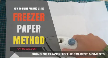 Master Fabric Printing with the Easy Freezer Paper Method