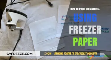 Master Freezer Paper Printing: Easy DIY Fabric Transfer Technique