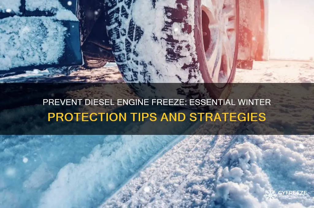how to protect diesel engines from freezing temperatures