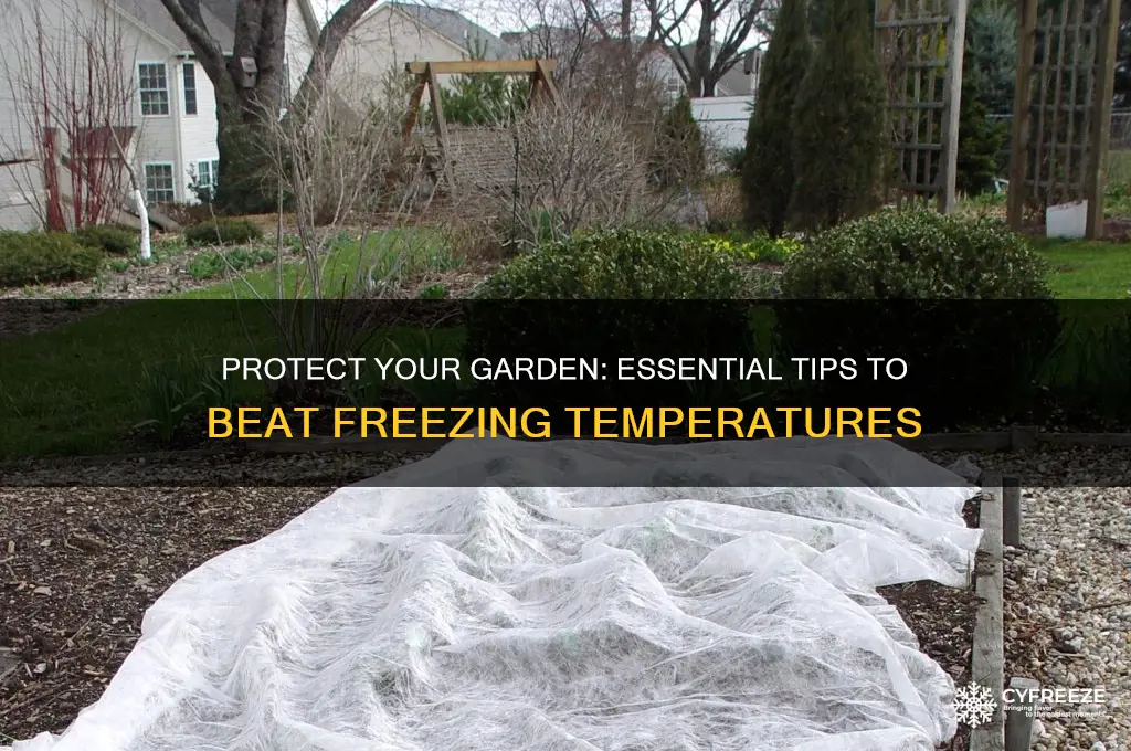 how to protect garden from freezing temperatures