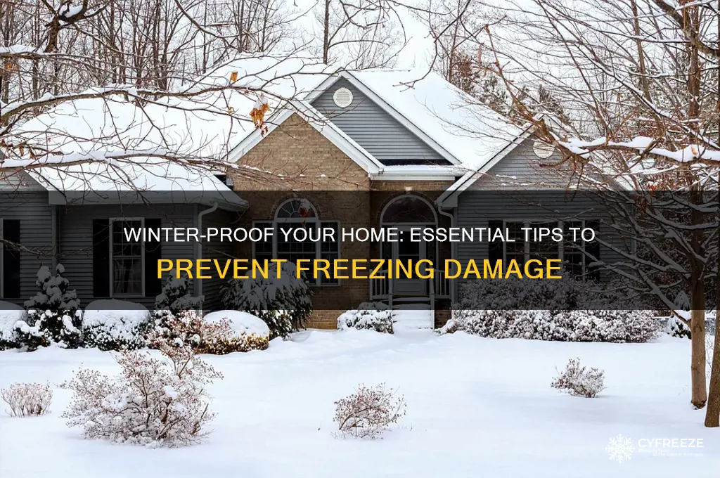 how to protect home from freezing temperatures