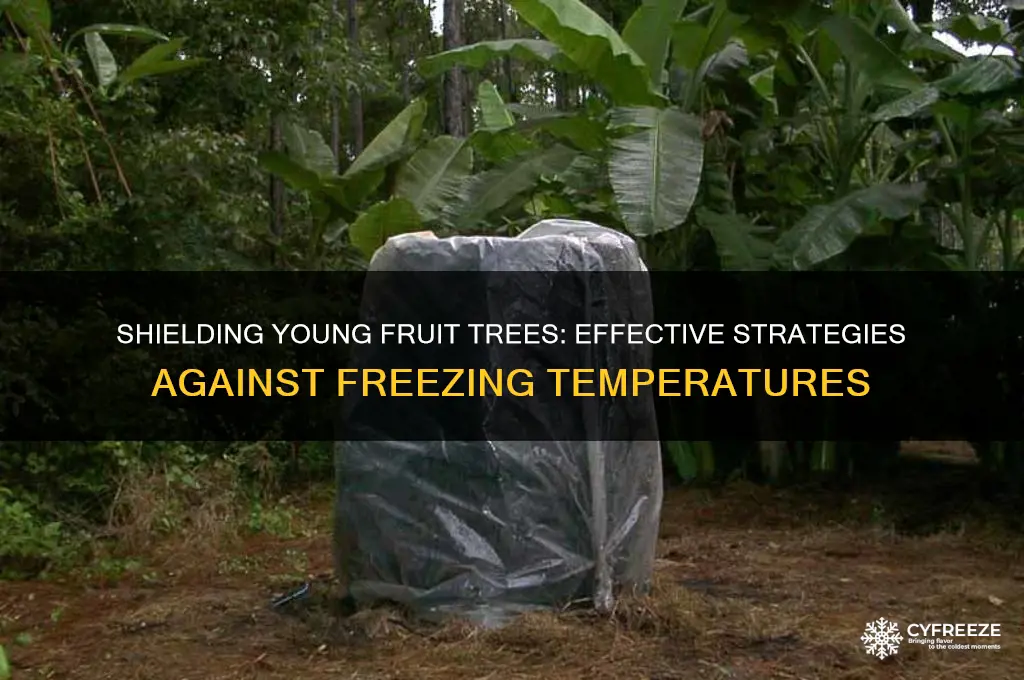 how to protect young fruit trees from freezing temperatures
