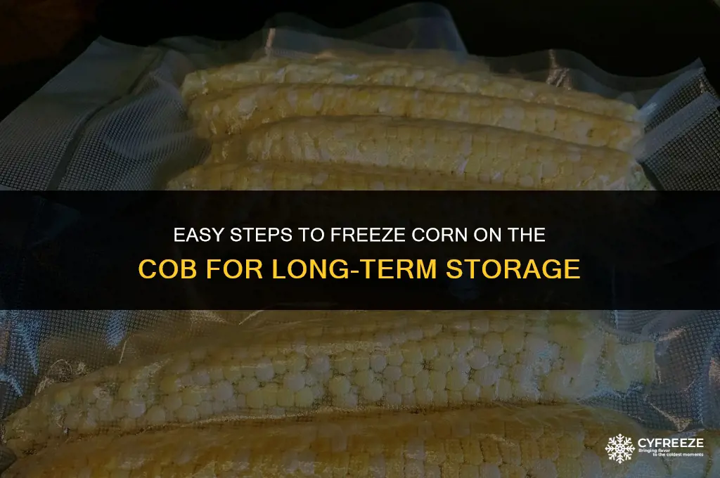 how to put corn on the cob in the freezer
