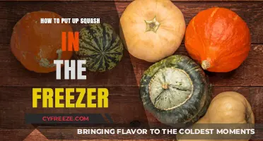 Preserve the Harvest: A Simple Guide to Freezing Squash