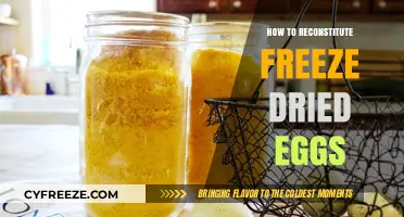 Reviving Nutrition: The Simple Guide to Reconstituting Freeze-Dried Eggs