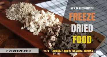 Reviving Dehydrated Delights: The Art of Reconstituting Freeze-Dried Food