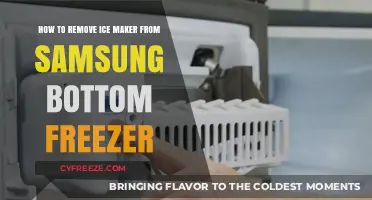 Easy Steps to Remove Ice Maker from Samsung Bottom Freezer