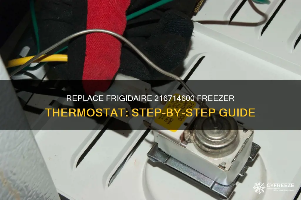 how to replace frigidaire 216714600 temperature control thermostat freezer