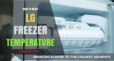 Quick Guide to Resetting Your LG Freezer Temperature Settings