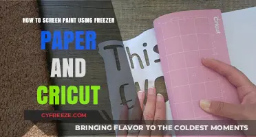 DIY Screen Painting: Freezer Paper & Cricut Techniques for Beginners