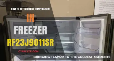 Optimal Freezer Temperature Guide for RF23J9011SR: Tips & Tricks