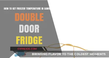 Samsung Double Door Fridge: Optimal Freezer Temperature Setting Guide