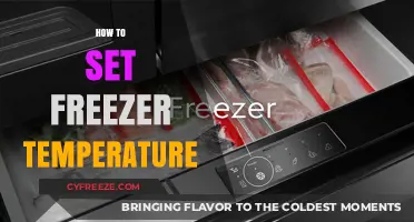 Optimal Freezer Temperature: A Step-by-Step Guide to Setting It Right