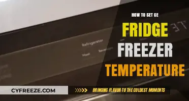 Mastering Your GE Fridge Freezer: Optimal Temperature Setting Guide