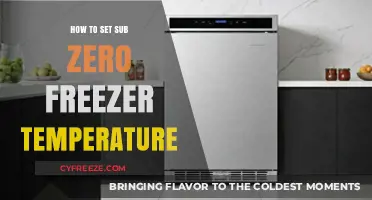 Mastering Your Sub-Zero Freezer: Optimal Temperature Setting Guide