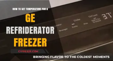 Mastering GE Refrigerator Freezer Temperature Settings: A Step-by-Step Guide
