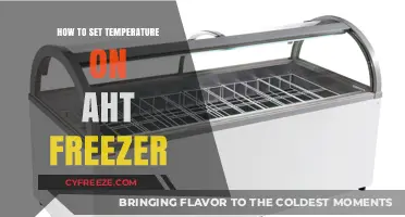 Mastering Your AHT Freezer: A Step-by-Step Temperature Setting Guide