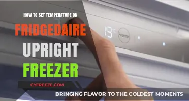 Mastering Your Frigidaire Upright Freezer: Easy Temperature Setting Guide