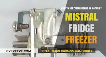 Easy Guide to Setting Temperature on Your Hotpoint Mistral Fridge Freezer